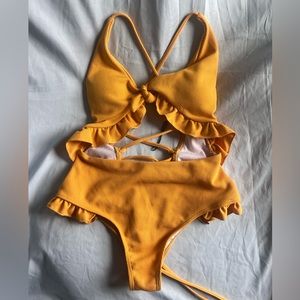 Size S, brand new ZAFUL swimsuit corset back
